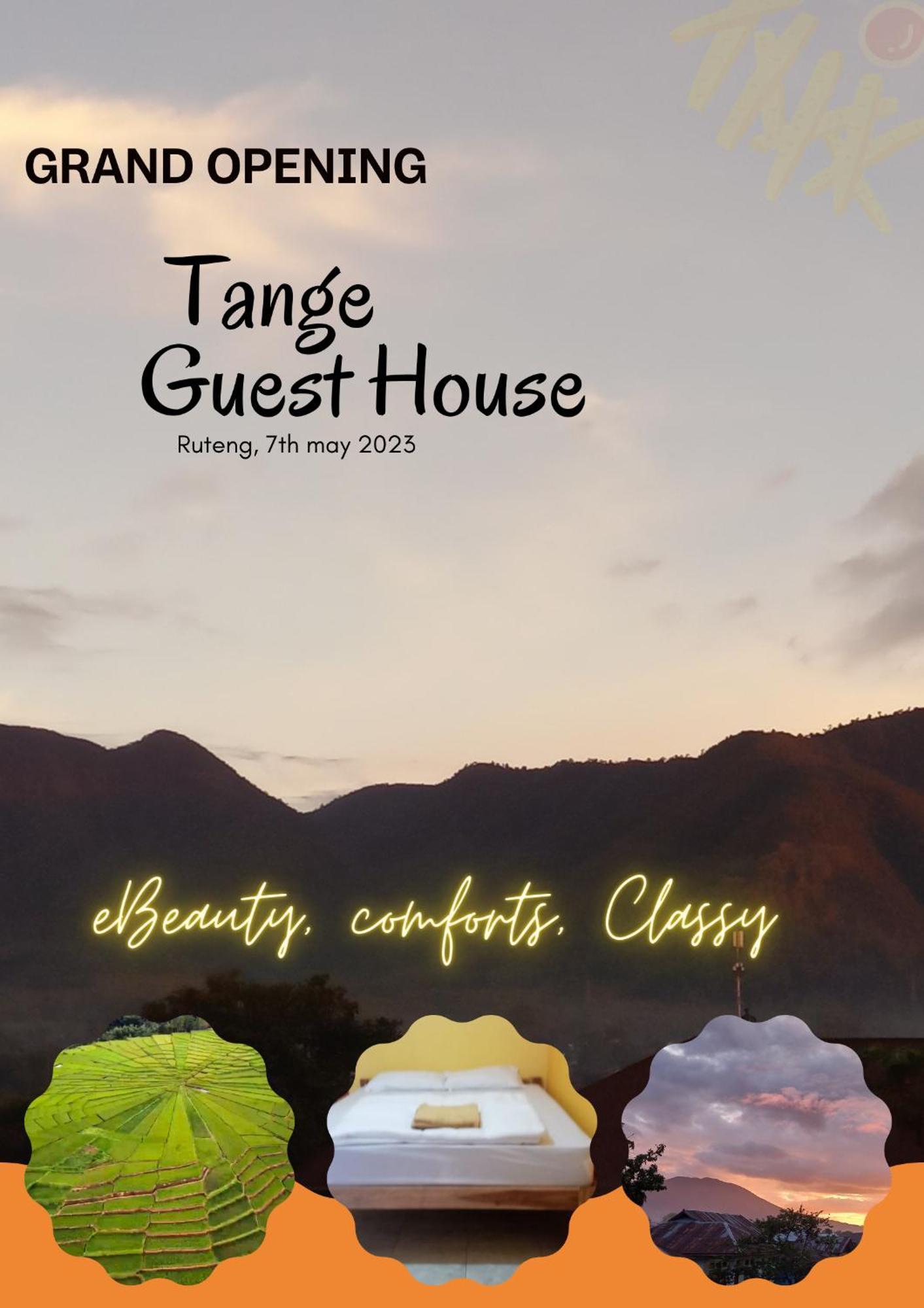 Tange Guest House Ruteng Esterno foto
